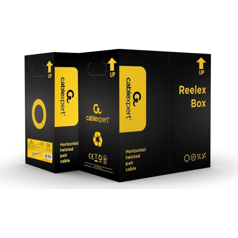 Gembird Cat5e UTP bulkkabel 305 m, solid CCA, grå