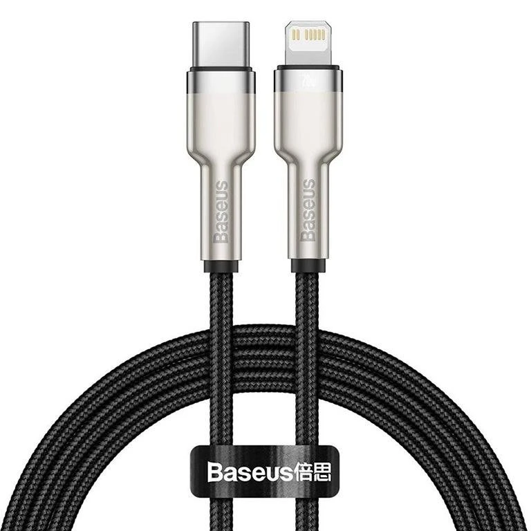 Baseus Cafule USB-C til Lightning 20W 1 m - Sort