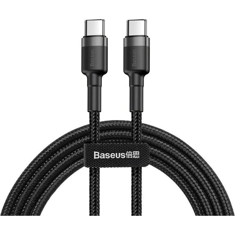 Baseus Cafule USB-C kabel 60W PD 1 m – sort/grå