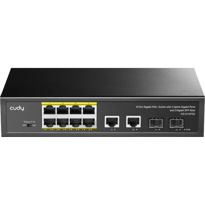 Cudy GS1010PS2 10-port Gigabit PoE+ Switch (120W)