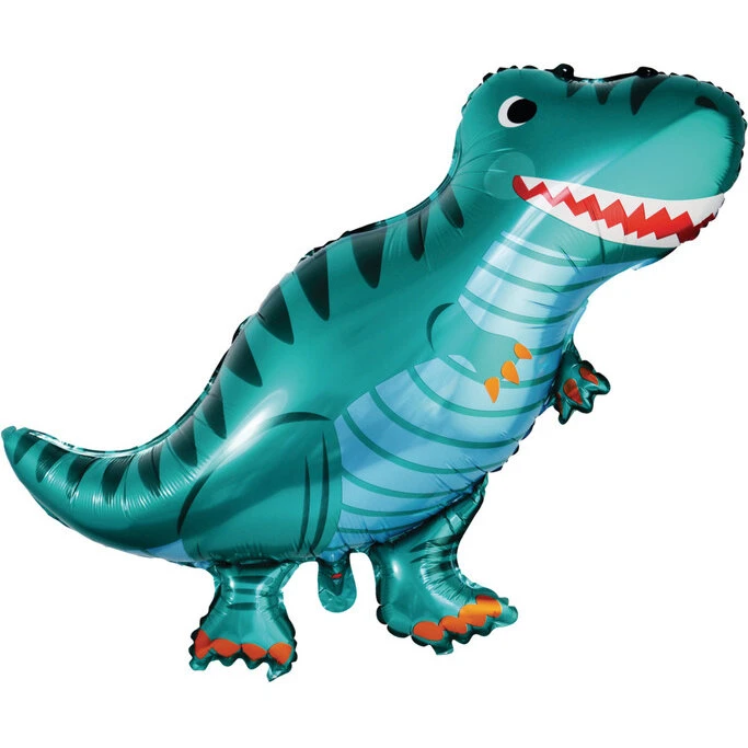 Dinosaur folieballon 94x63 cm - luft eller helium
