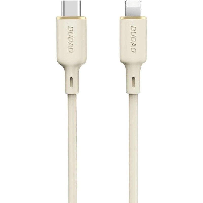 Dudao L7SCL USB-C til Lightning 30W 2 m – Beige