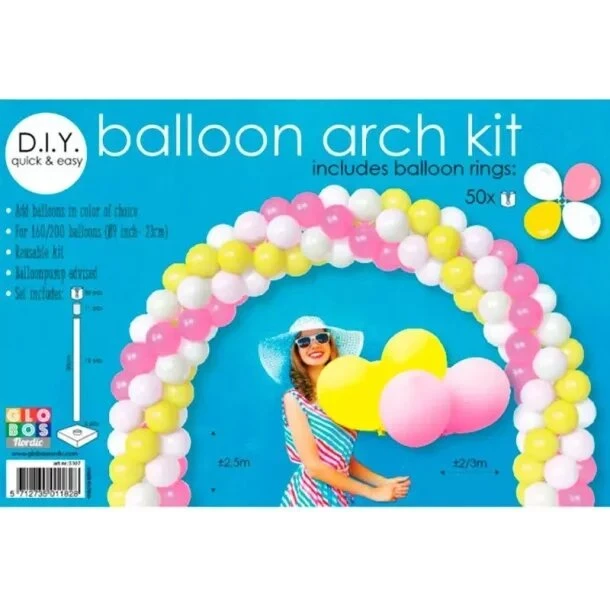 Ballonport DIY Kit 2,5 x 3 m – ballonbue stativ
