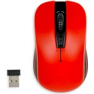 iBOX LORIINI trådløs ambidexter mus 1600 DPI (rød/sort)