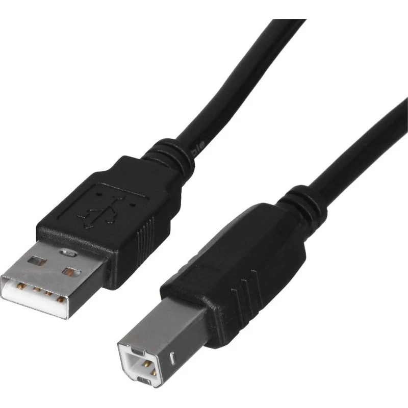 Lanberg USB 2.0 kabel A til B 1,8 m – sort