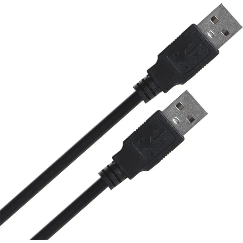 Lanberg USB 2.0 kabel A-A 1 m – sort
