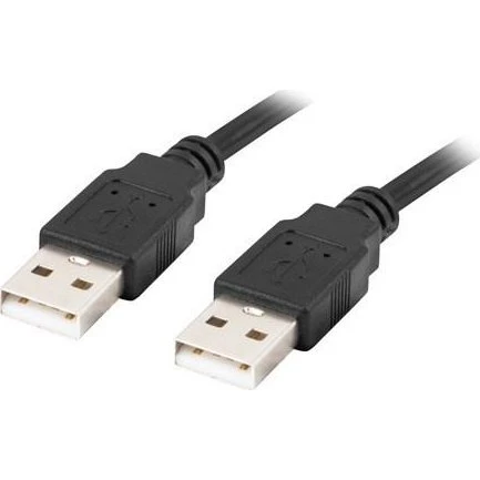 Lanberg USB 2.0 kabel USB-A han→han 1,8 m, sort