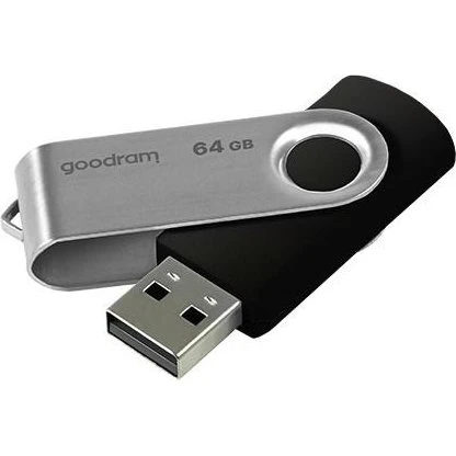Goodram UTS2 64 GB USB 2.0 - sort/sølv