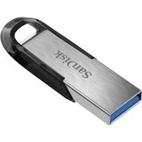SanDisk Ultra Flair 64 GB USB 3.0 (sort/sølv)