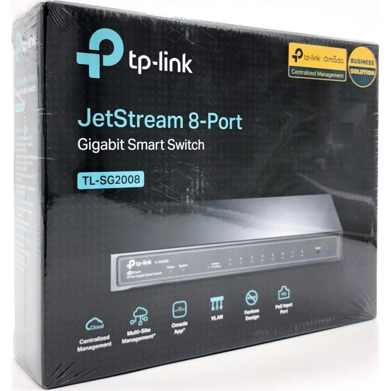 TP-Link TL-SG2008 JetStream 8-ports Gigabit Smart Switch