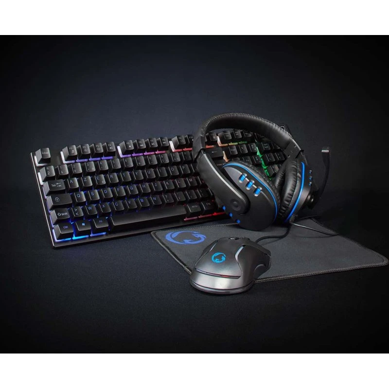 Nedis 5-i-1 Gaming Combo Kit AZERTY (Sort)