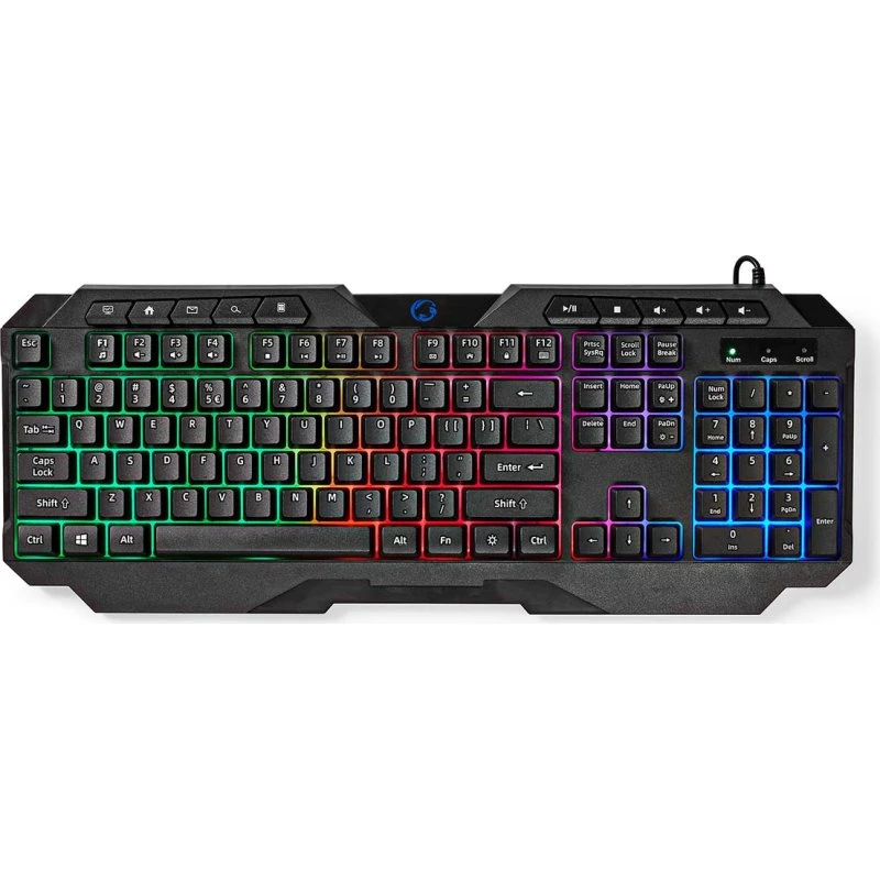 Nedis USB Gaming-tastatur – Membran, LED, QWERTY (US)