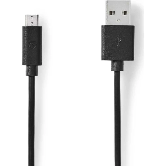 Nedis USB 2.0 kabel USB-A til Micro-B 0,5 m sort