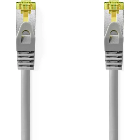 Nedis CAT8.1 S/FTP netværkskabel RJ45-RJ45 10 m (grå)