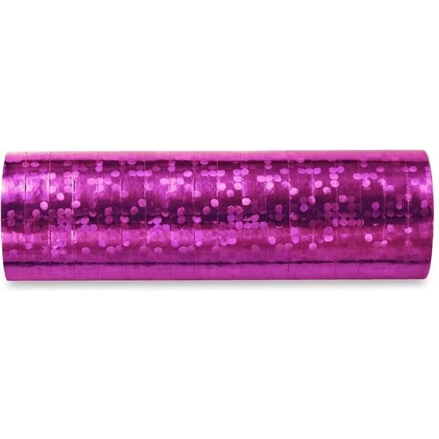 Serpentiner Pink Holografisk 3,8 m