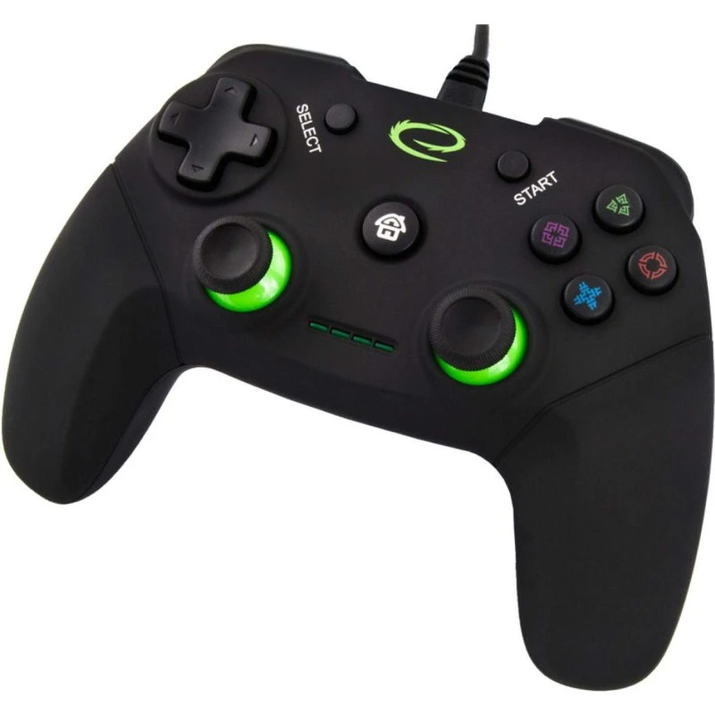Esperanza Vanquisher USB Gamepad – PC & PS3, sort