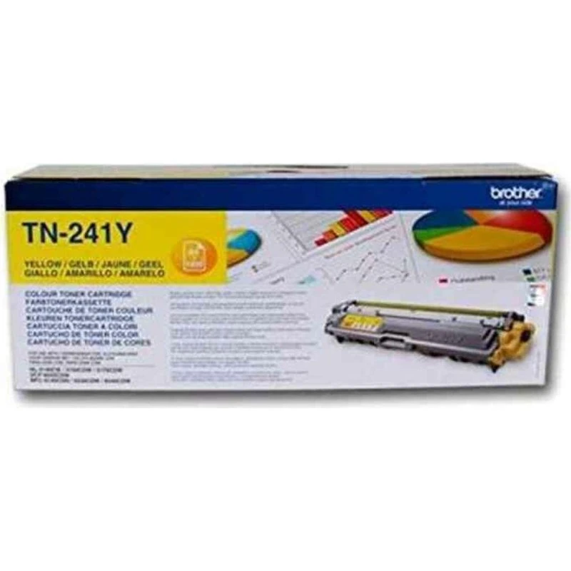 Brother TN-241Y gul toner (original) - 1400 sider