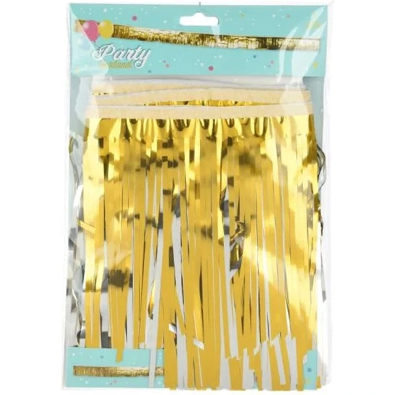 Excellent Houseware Foil Curtain Garland 350 cm