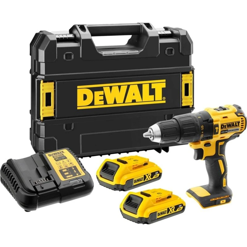 DeWalt DCD778D2T-QW 18V XR børsteløs skruemaskine (2x2,0Ah)