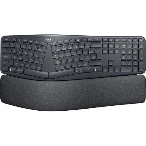 Logitech ERGO K860 Split trådløst tastatur – Nordisk, grafit