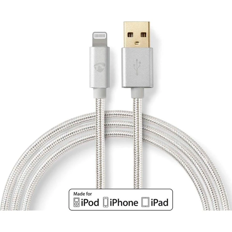 Lightning-kabel 1 m | USB-A til Lightning | MFi, flettet
