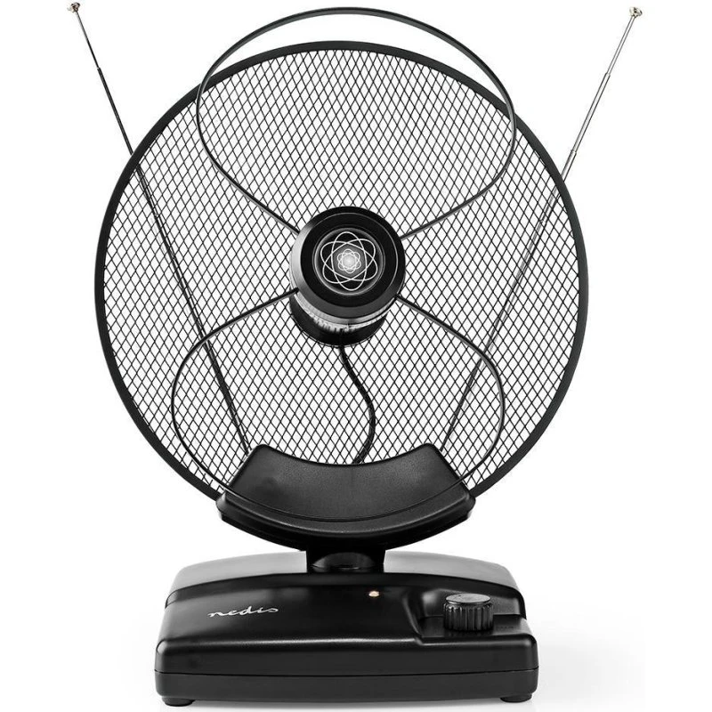 Nedis indendørs aktive antenne DVB-T/T2 FM UHF VHF 36 dB