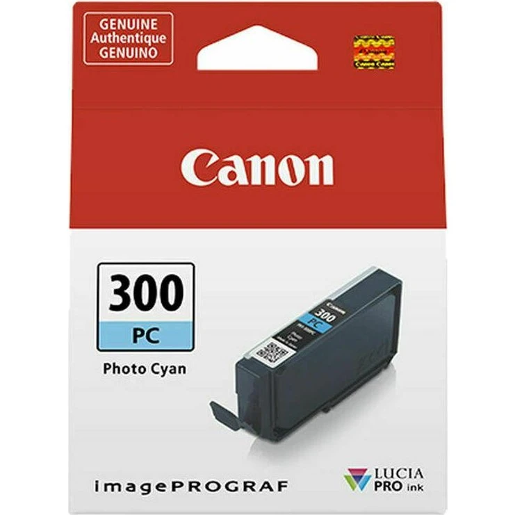 Canon PFI-300 PC Fotocyan (4197C001) original blækbeholder