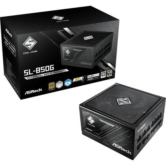 ASRock SL-850G 850W ATX 3.1 80+ Gold strømenhed