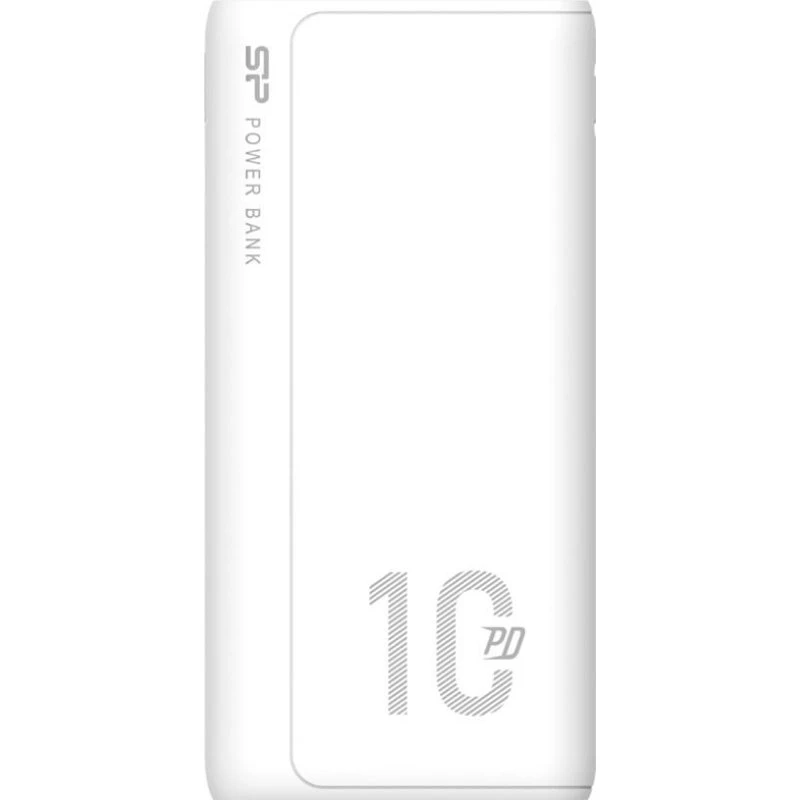 Silicon Power QP15 10000 mAh Powerbank 18W PD/QC, Hvid