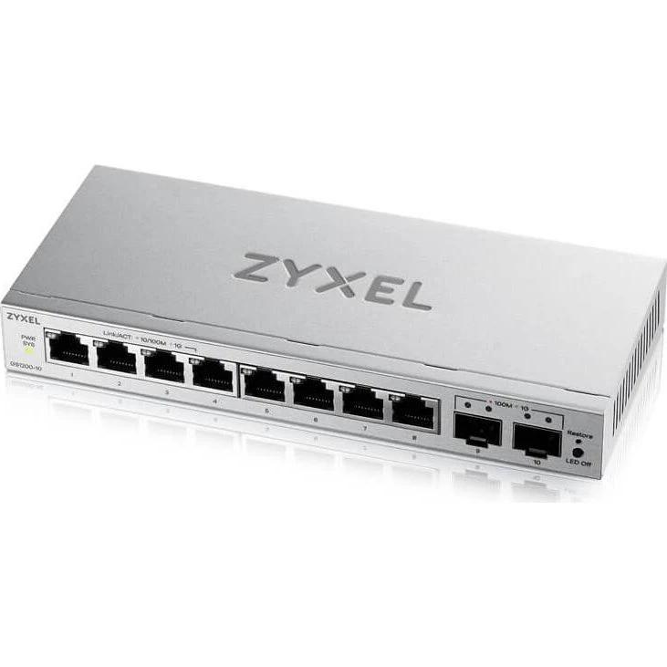 Zyxel GS1200-10 v3 8x Gigabit + 2x SFP administreret switch