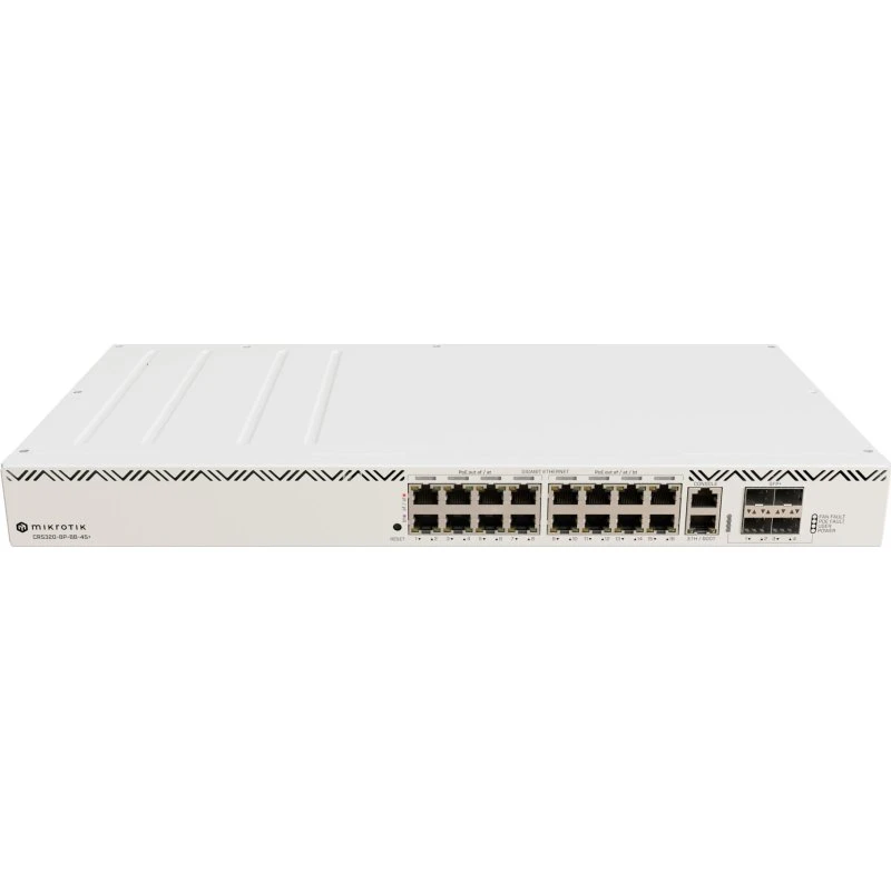 MikroTik CRS320-8P-8B-4S+RM 17-port PoE++ Gigabit Switch