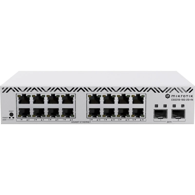 MikroTik CSS318-16G-2S+IN 16xGbE + 2x SFP+ (rack)