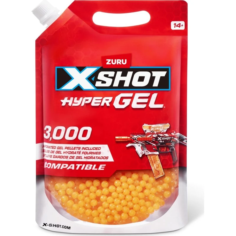 X-Shot Hyper Gel Refill 3000 – Genlukkelig Pose