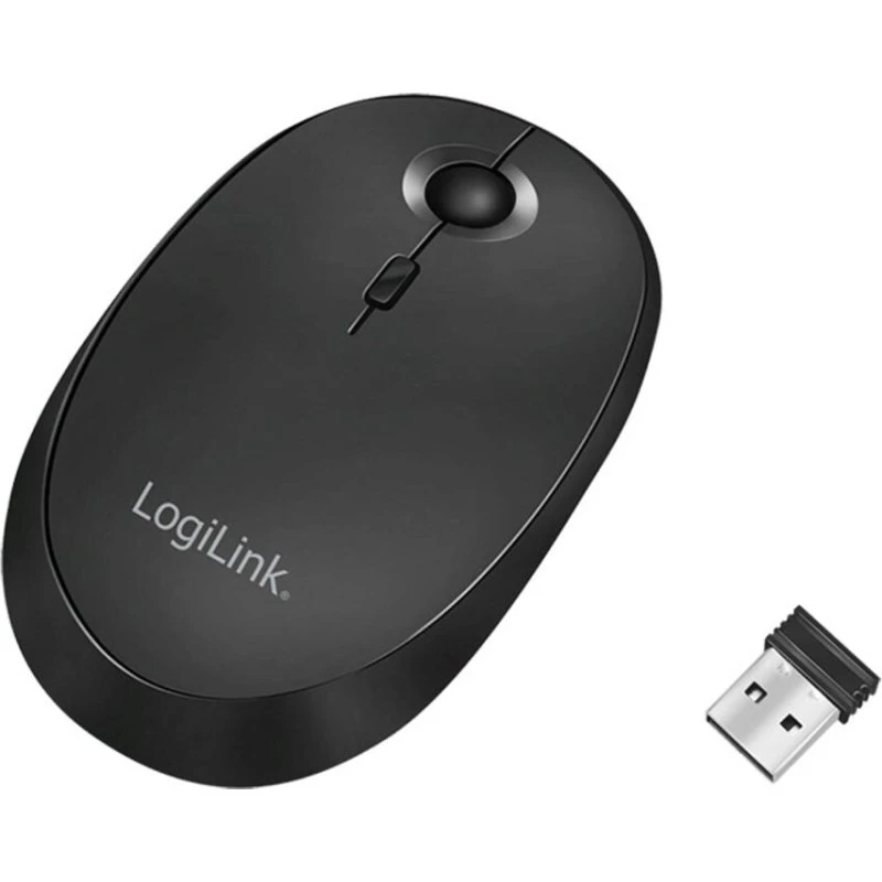 LogiLink trådløs dual-mode mus – Bluetooth & 2,4 GHz, sort