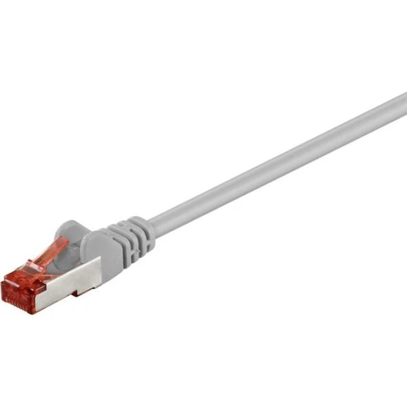 CAT6 S/FTP netværkskabel LSZH 1 m – grå, RJ45