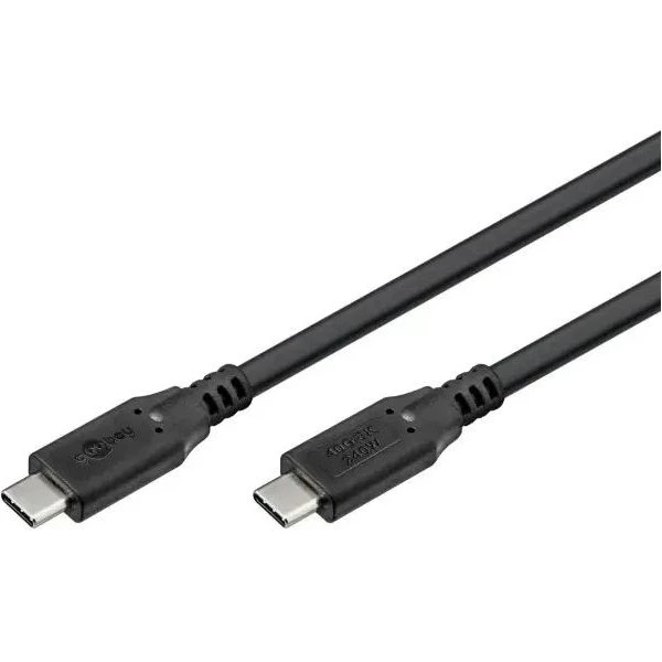 Goobay USB4 USB-C kabel 1,0 m – 240W, 40Gb/s, Thunderbolt 4