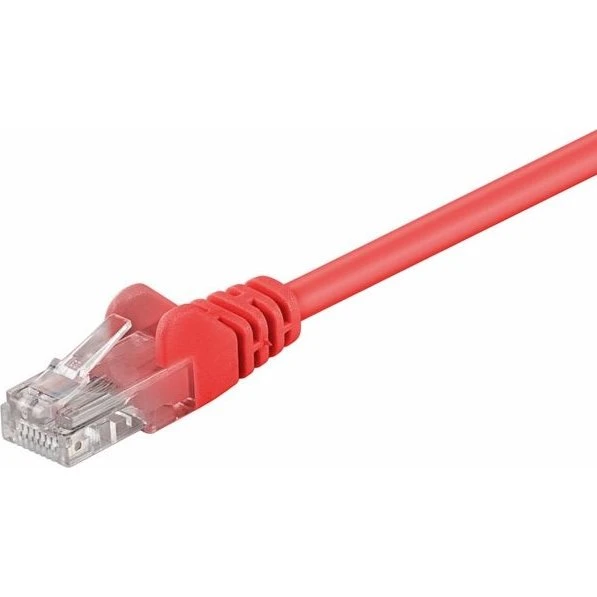 CAT5e UTP netværkskabel RJ45 0,5 m - Rød