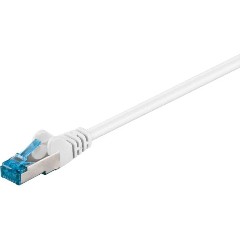 CAT6a S/FTP netværkskabel 10 m – halogenfri, hvid