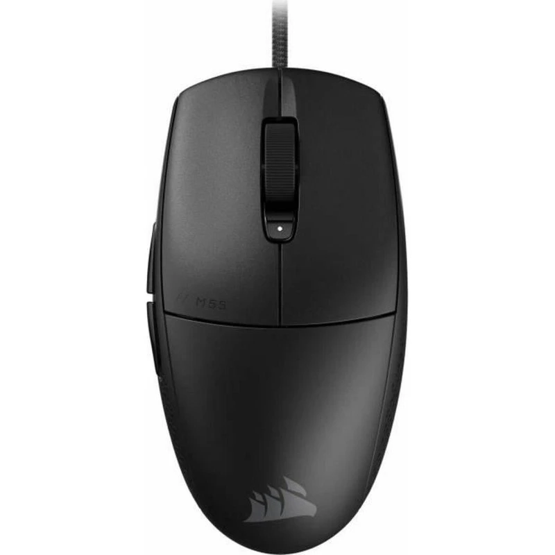 Corsair M55 Gaming-mus – ergonomisk, 6 knapper, kablet