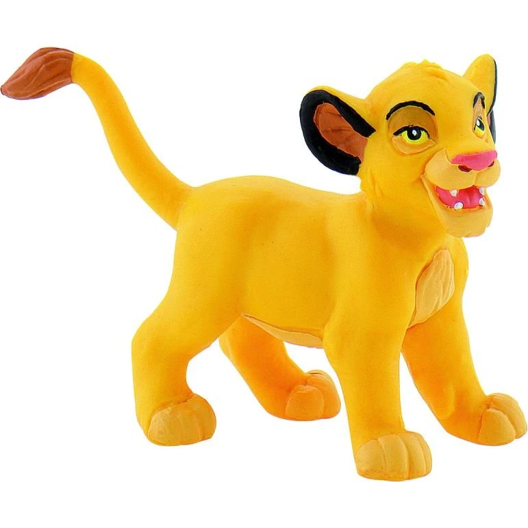 Bullyland Disney Simba unge figur (PVC-fri, håndmalet)