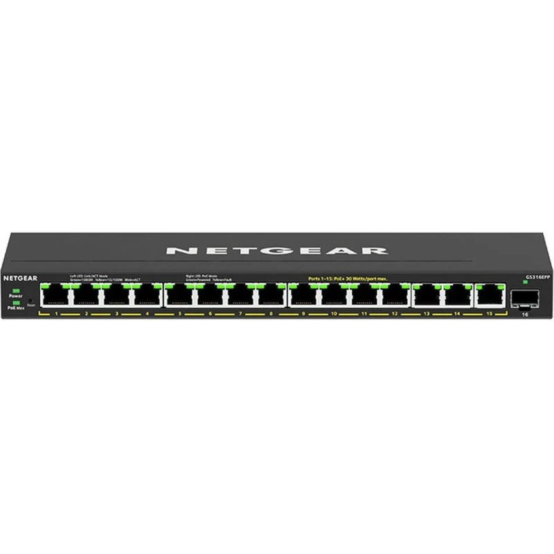 Netgear GS316EPP 16-port PoE+ Gigabit Switch (231W)
