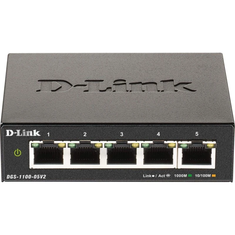 D-Link DGS-1100-05V2 5-port Smart Gigabit-switch