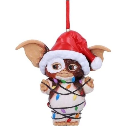 Gremlins Gizmo juleophæng med eventyrlys – 10 cm