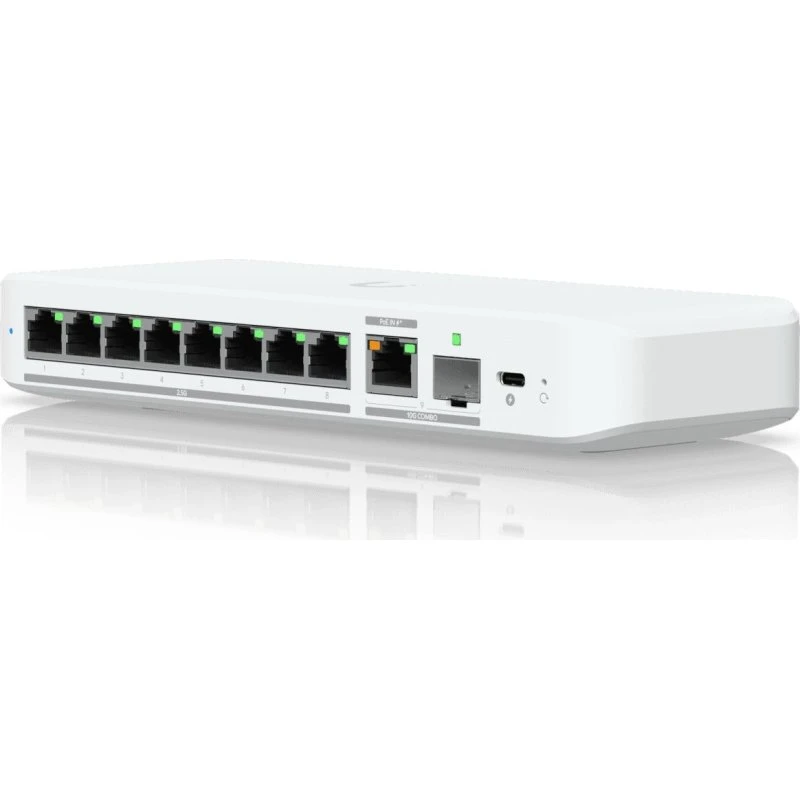 Ubiquiti UniFi Flex 2.5G – 10-ports PoE+ switch
