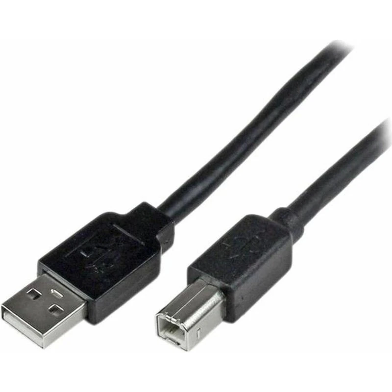 StarTech USB 2.0 aktivt A til B-kabel 20 m - sort
