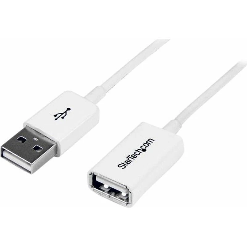 StarTech USB 2.0 forlængerkabel A-A 1 m – hvid