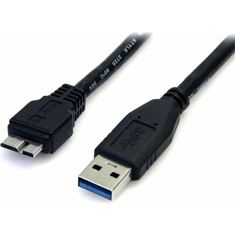 StarTech USB 3.0 A til Micro-B kabel 50 cm – Sort
