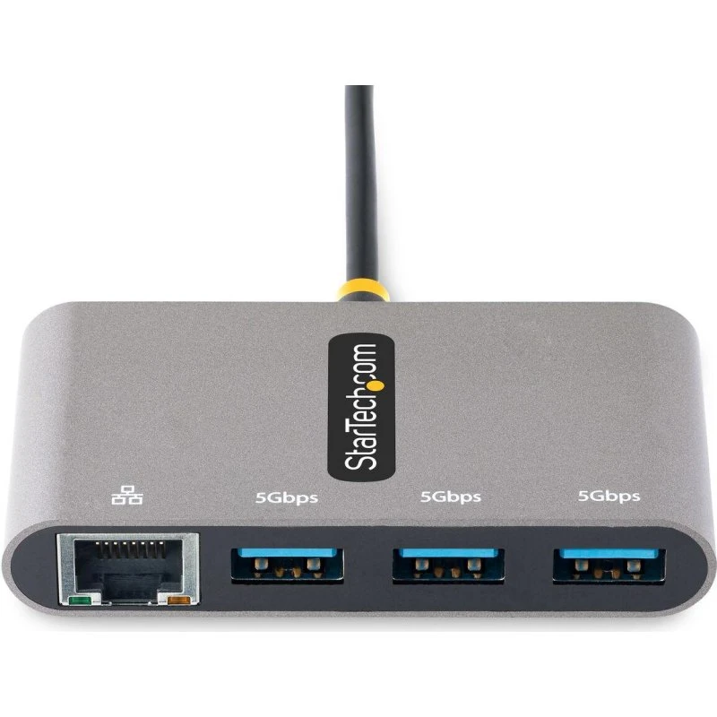 StarTech 3-port USB-C hub med Gigabit Ethernet (HB30C3A1GEA2)