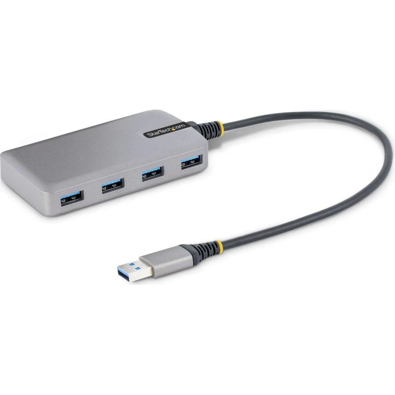 StarTech 4-port USB 3.2 Gen 1 (5Gbps) hub – grå