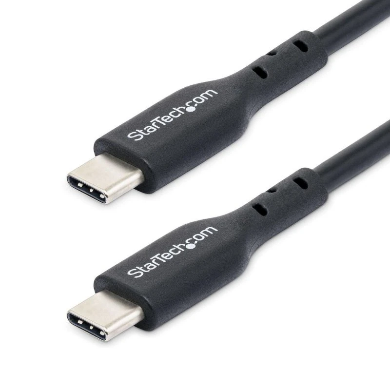 StarTech 3 m USB-C kabel 60W PD, USB 2.0, sort